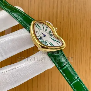 High Quality Luxury Female Cartier Leather Wristwatch