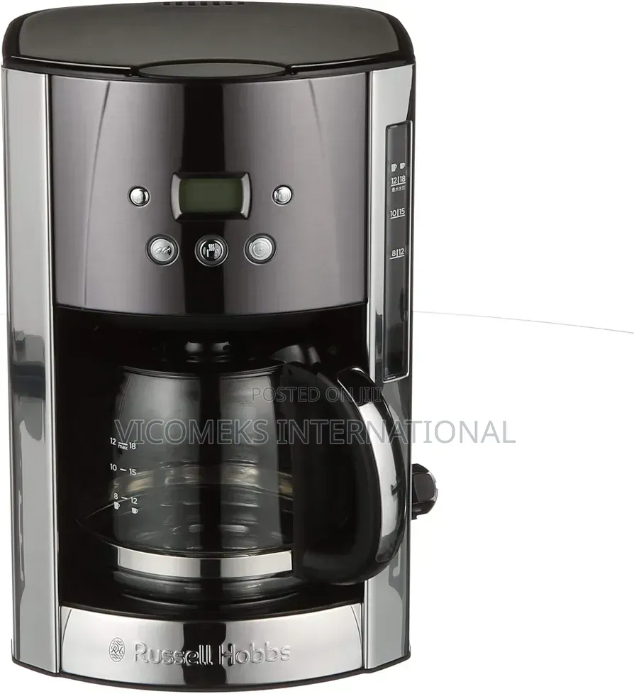 Russell Hobbs Digital Coffee Maker Clock Brausekopf for Extraction