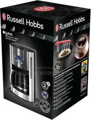 Russell Hobbs Digital Coffee Maker Clock Brausekopf for Extraction