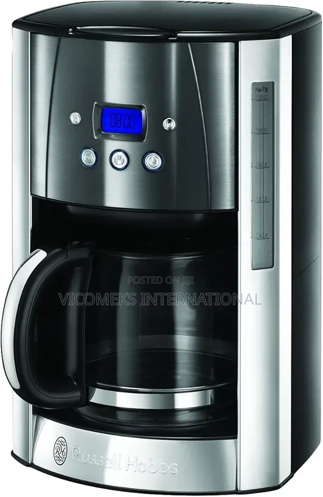 Russell Hobbs Digital Coffee Maker Clock Brausekopf for Extraction