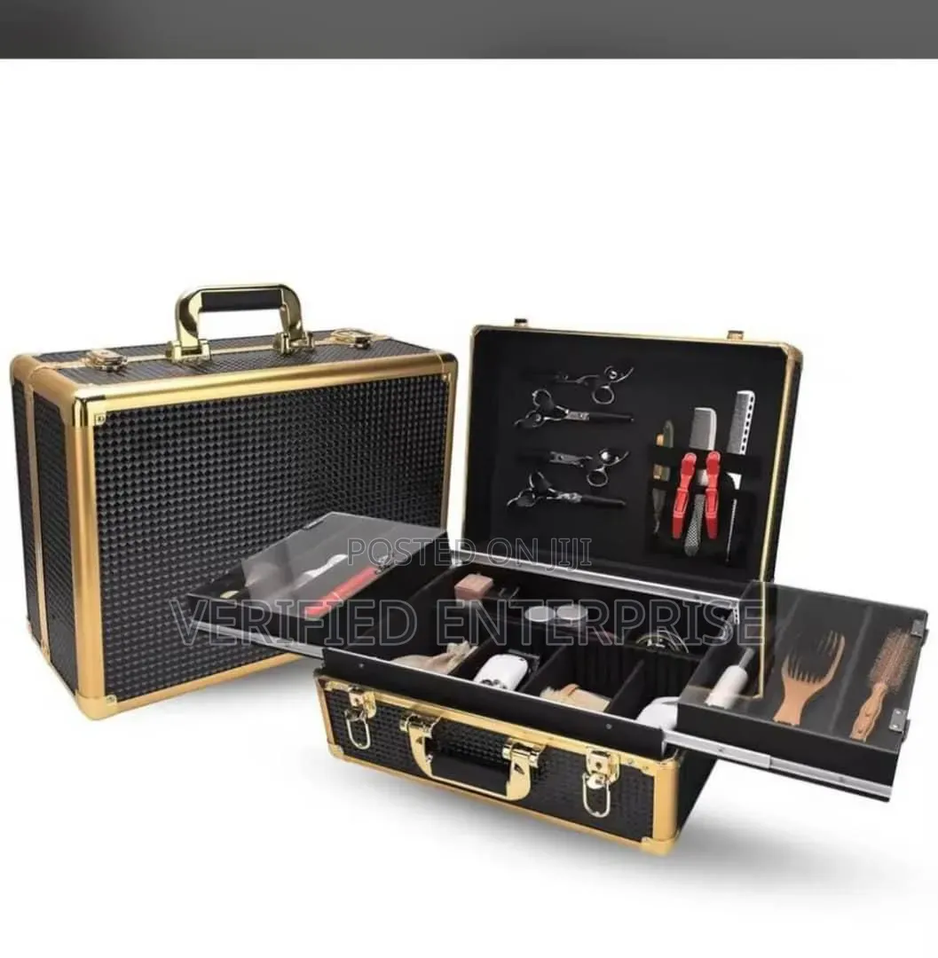 Clipper Tools Box- Black and Gold