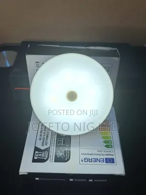 Usb Rechargeable Led Round Button Light