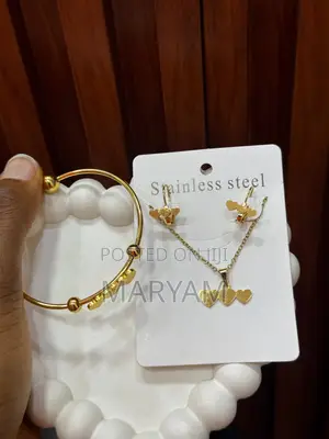 Adult Stainless Steel Set, Women Jewelry Set