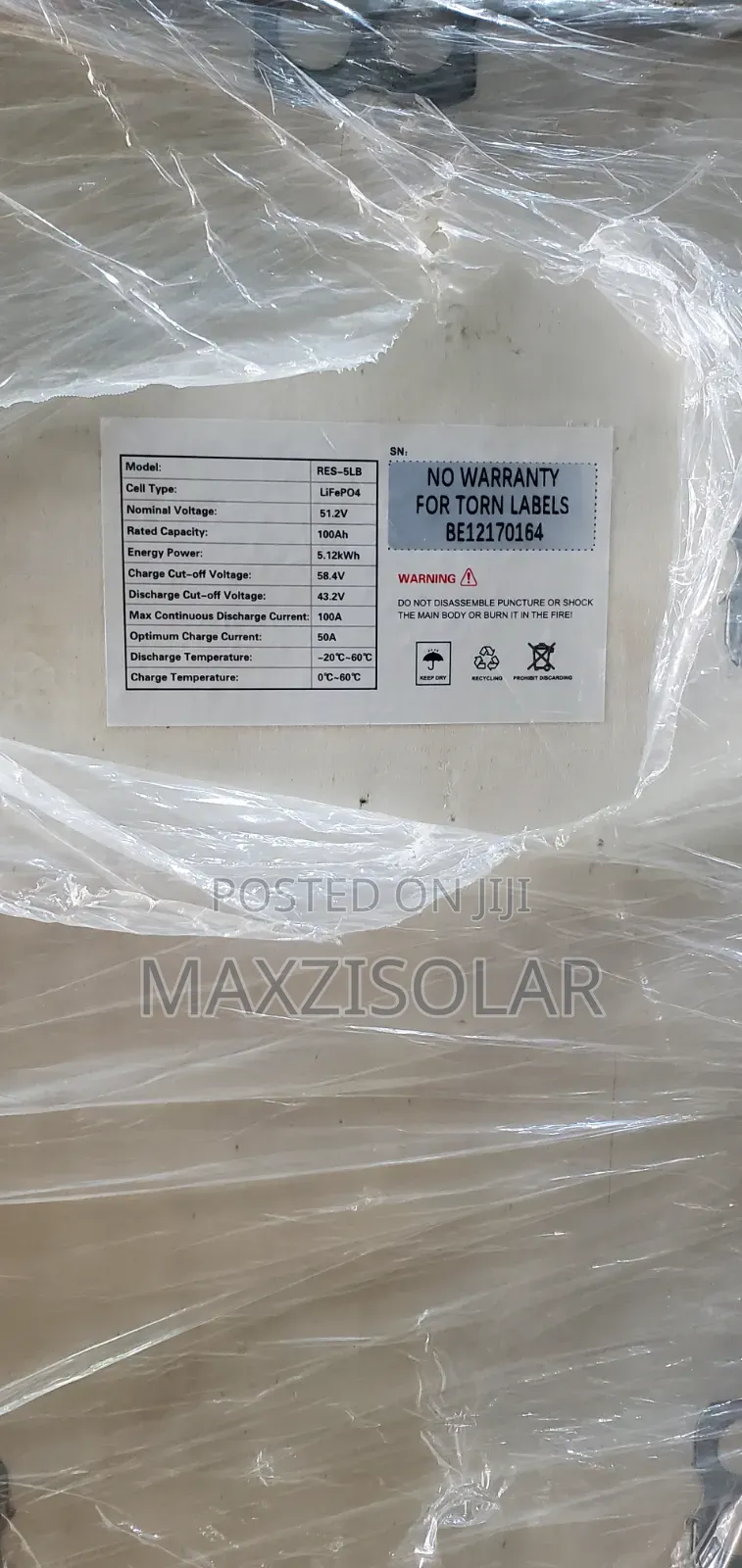 5kwh 48v Hyperpower Lithium Battery