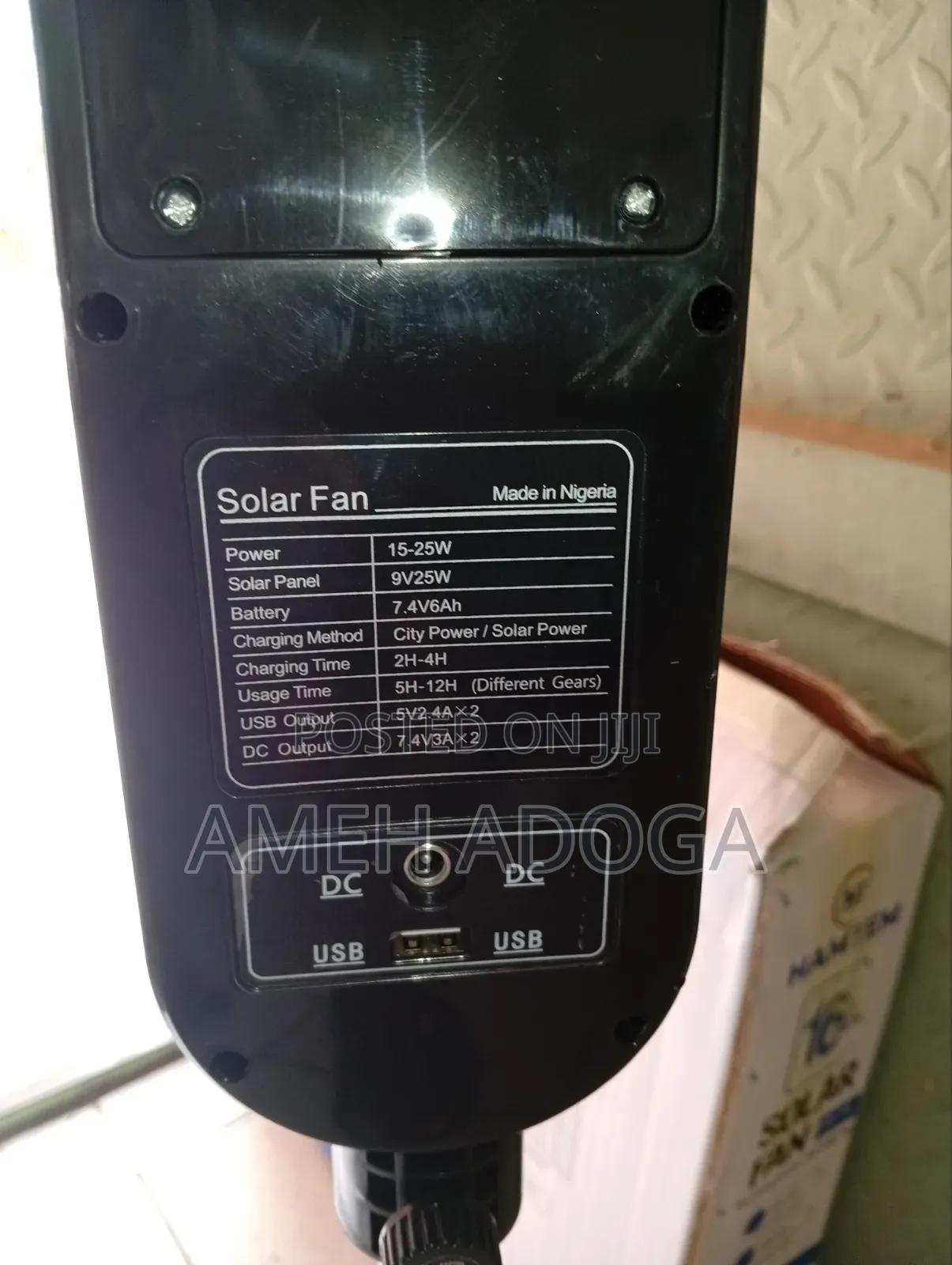 Hamtem 16 Inches Solar Fan