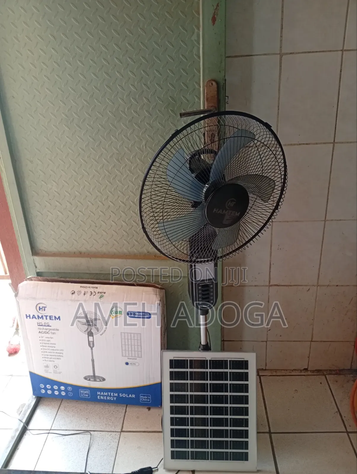 Hamtem 16 Inches Solar Fan