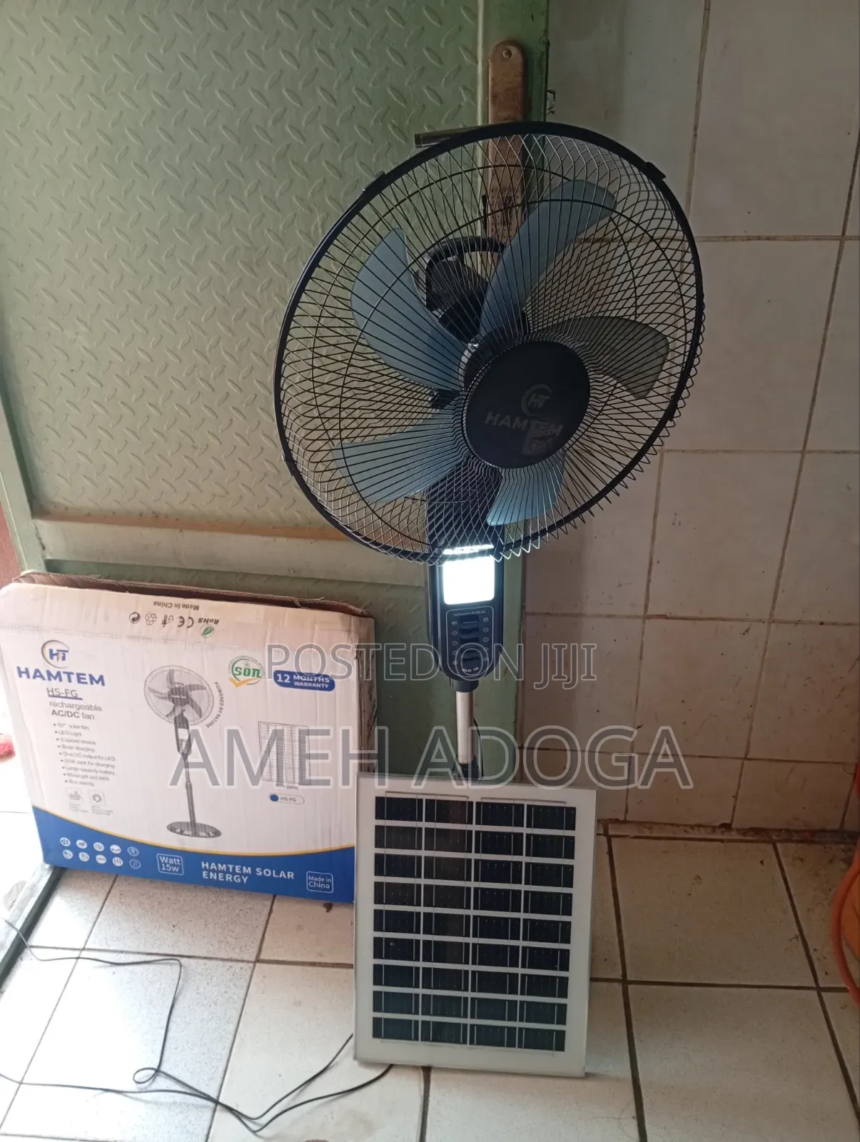 Hamtem 16 Inches Solar Fan
