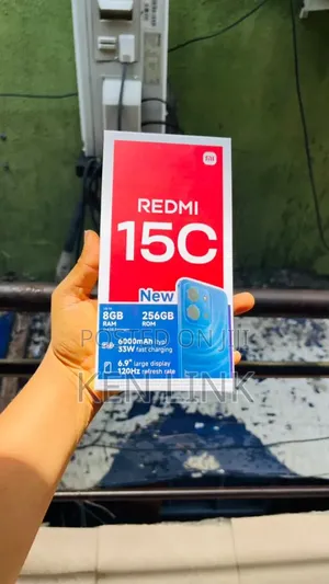 New Xiaomi Redmi 15C 4G 256 GB Black