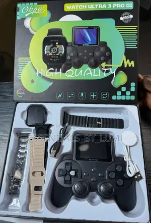 Smartwatch Ultra 3 Pro — Includes Game Pad / Controller and 4 Straps