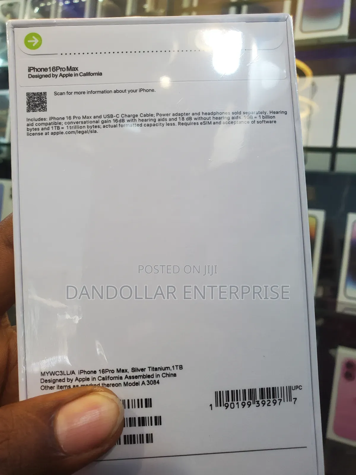 New Apple iPhone 16 Pro Max 1 TB Silver