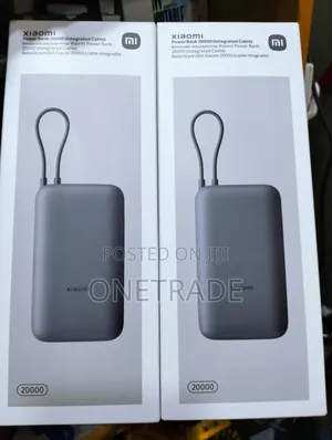 Xiaomi Power Bank 20000 (Integrated Cable
