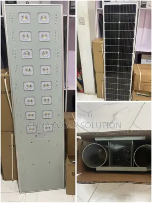 120w 16-Eye All in One Solar Industrial Street Light With Pole Bracket