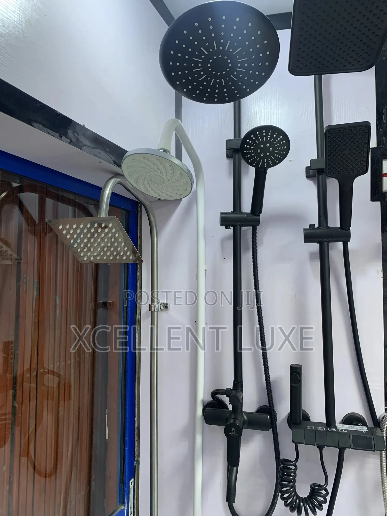 High Pressure Black Shower