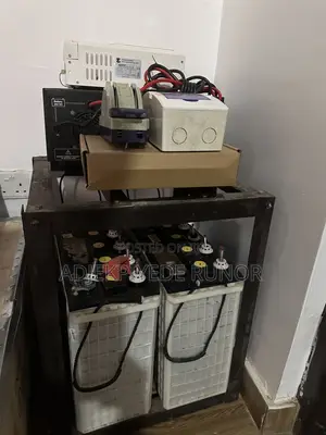 Full Inverter System With Two Lumnious Batteries And