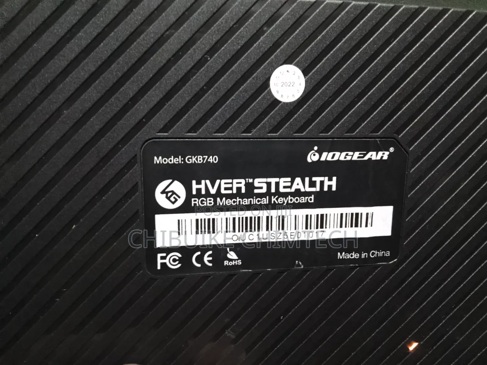 Iogear Hver Stealth RGB Mechanical Keyboard
