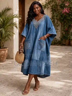 Oma Boubou Blue Me Away