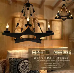 Retro Industrial Star Chandeliers