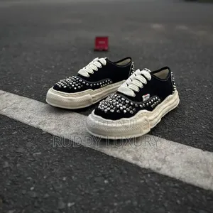 Premium Studded Low-Top Sneakers