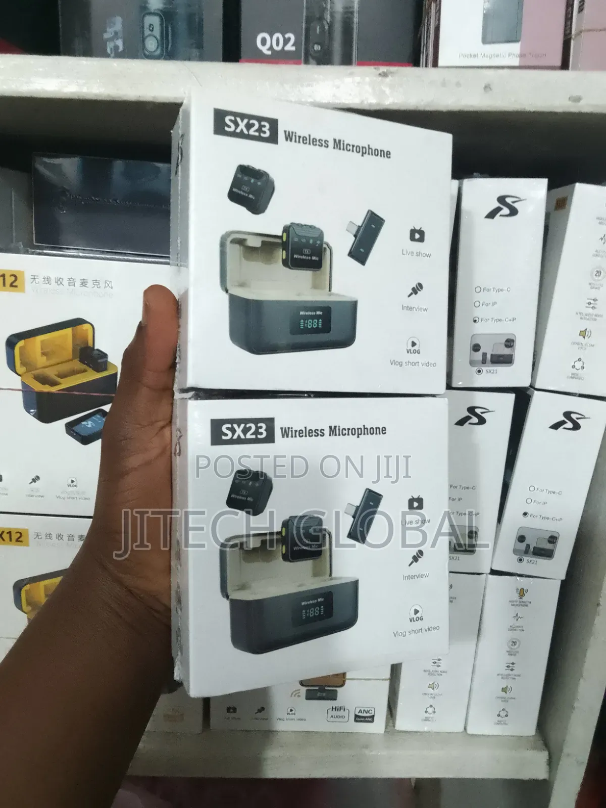 Sx 23 Wireless Microphone Compatible With Ios and Android