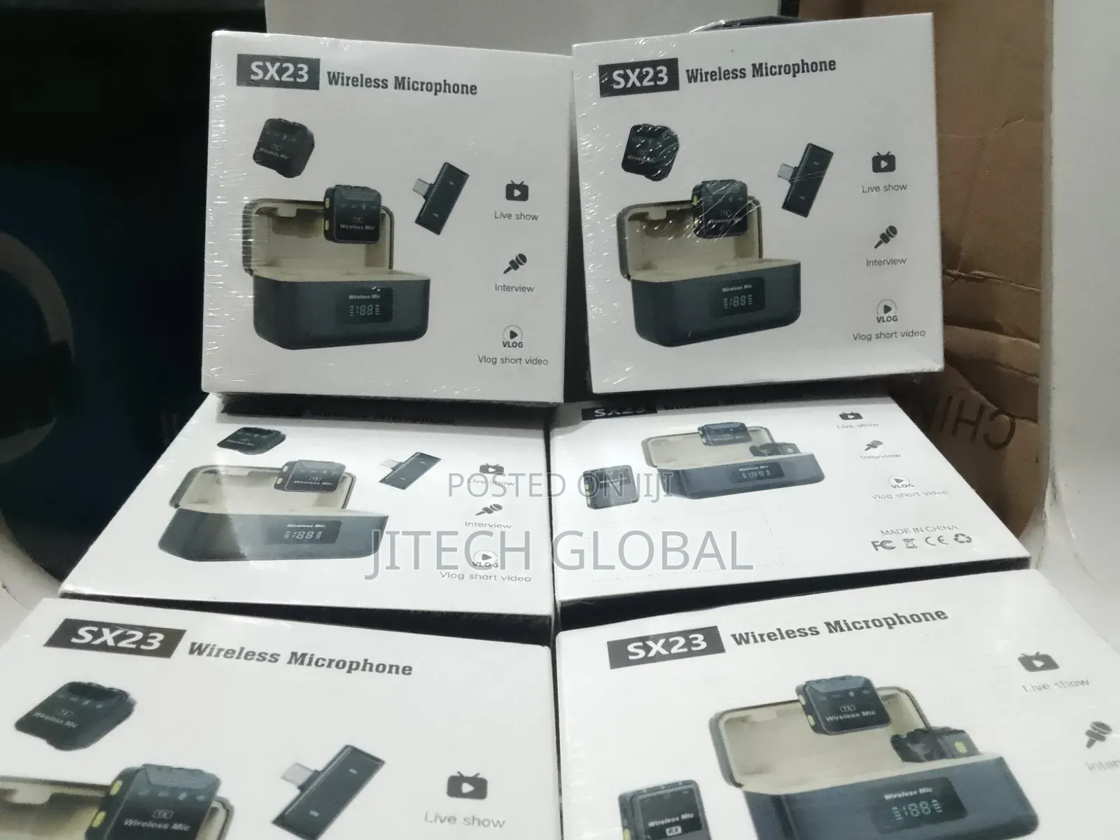 Sx 23 Wireless Microphone Compatible With Ios and Android