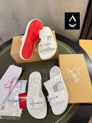 Christian Louboutin Inspired Slide Slippers
