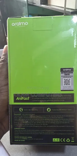 Oraimo 85w Ultra Fast Charging: Charger for Laptops and Phones