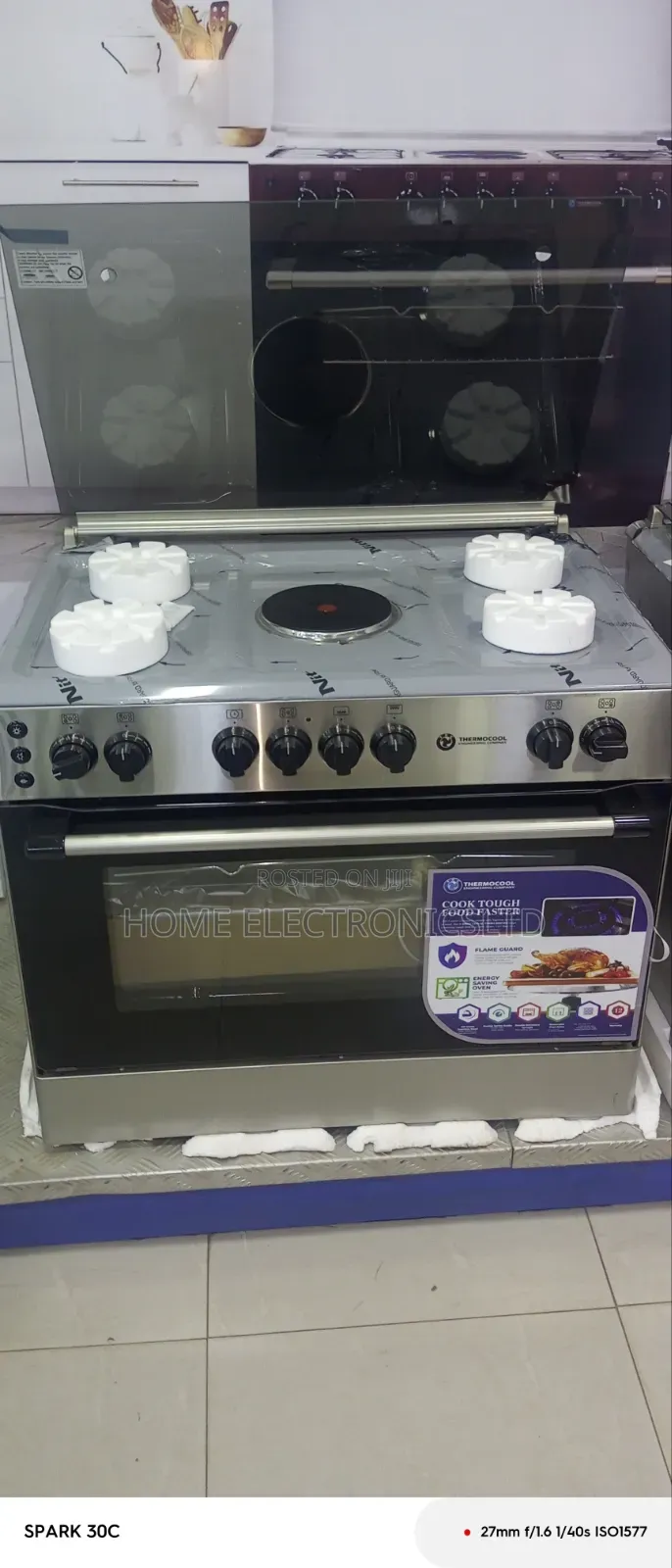 Haier Thermocool Gas Cooker 4 Gas 1 Electric Automatic