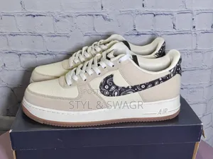 Nike Airforce 1 Low Paisley Swoosh Sneakers