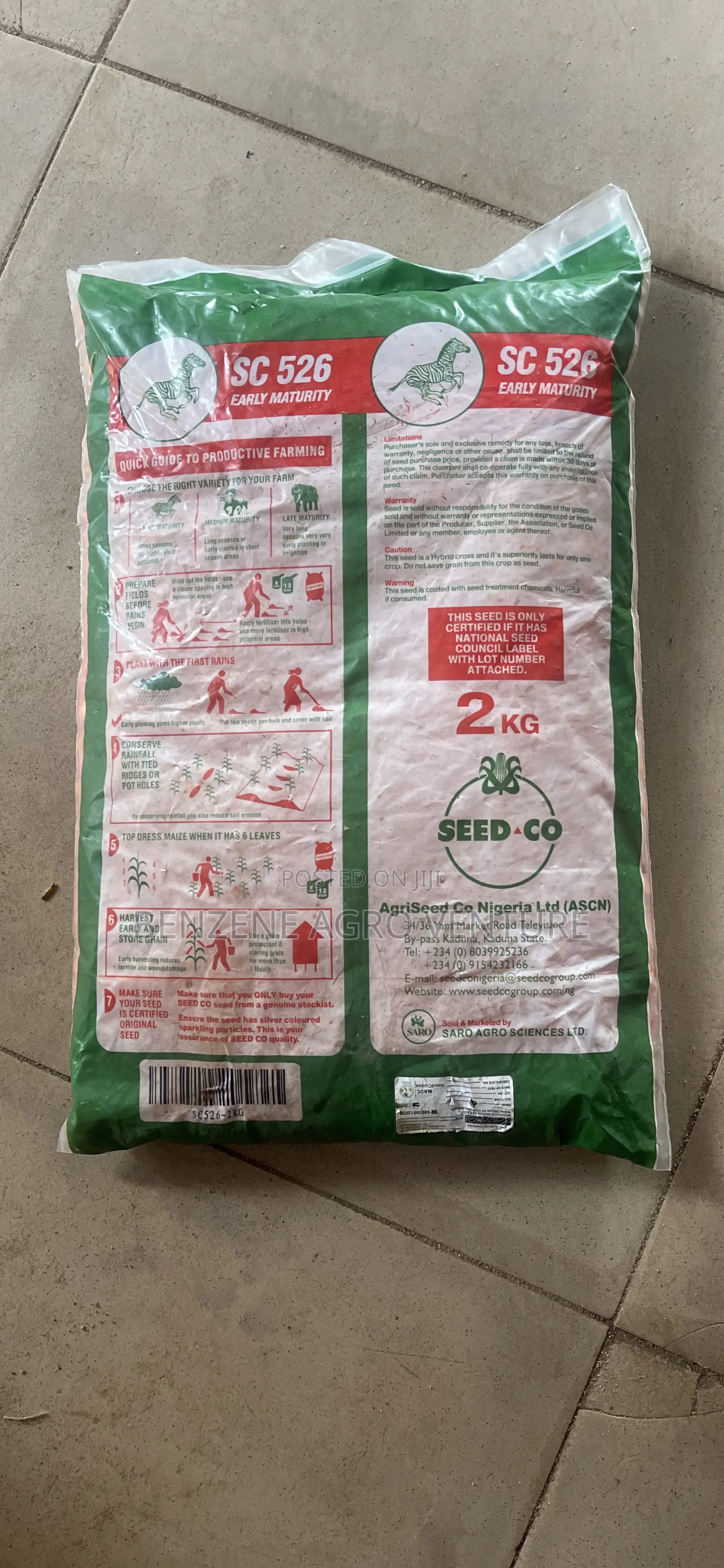 Seedco Certified Maize Seed