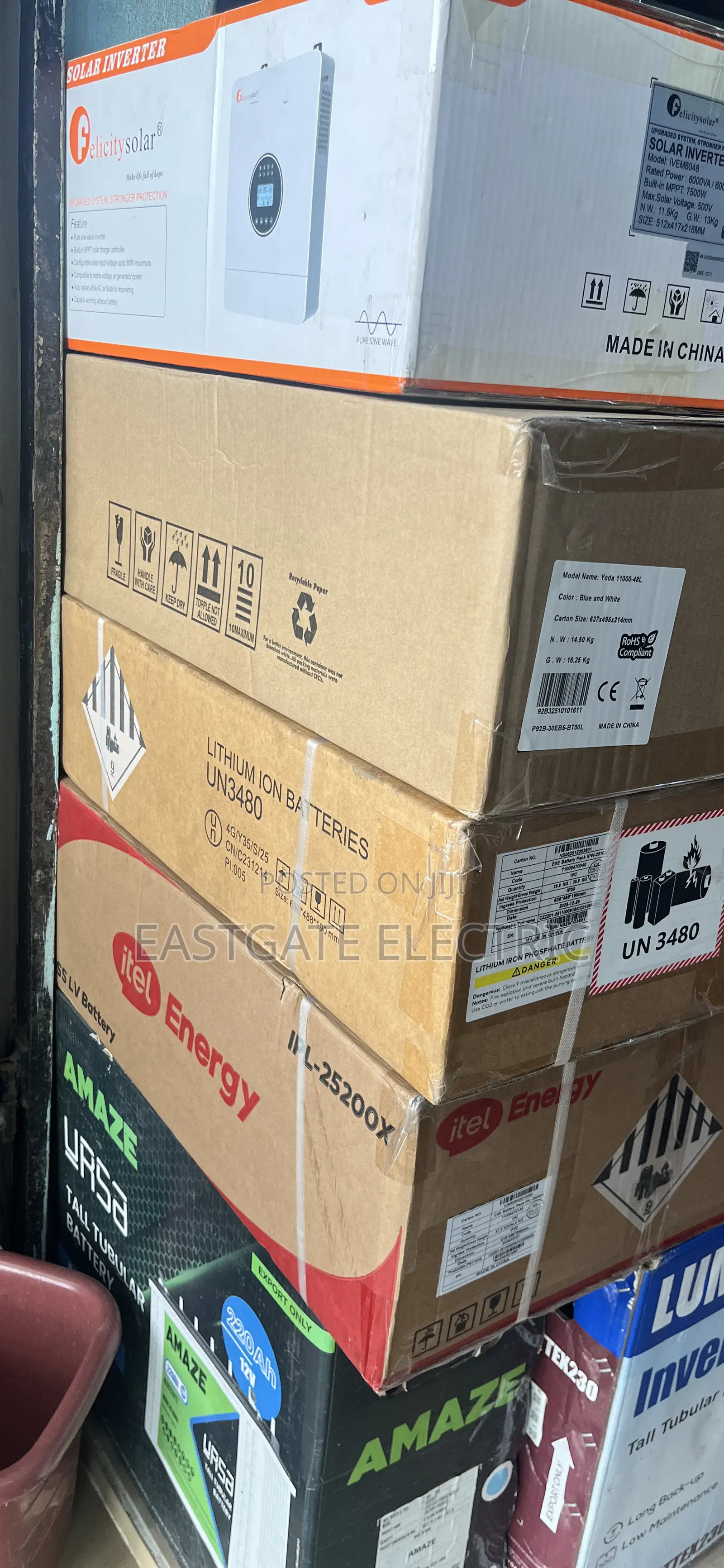 5kwh 24v Itel Lithium Battery