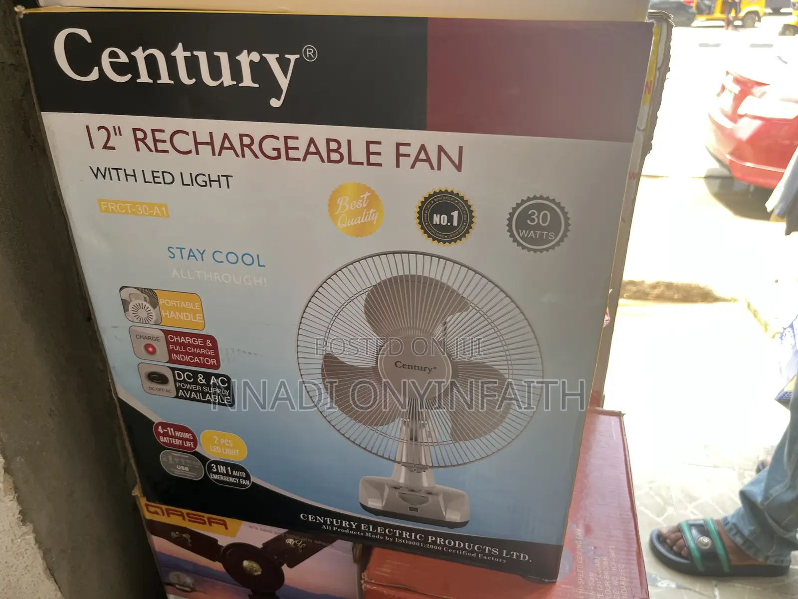 Century 12” Table Fan