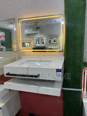 Luxury Marble Cabinet With Led Mirror
