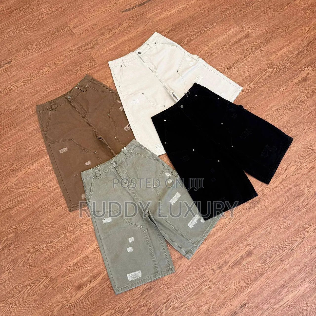 Premium Studded Shorts