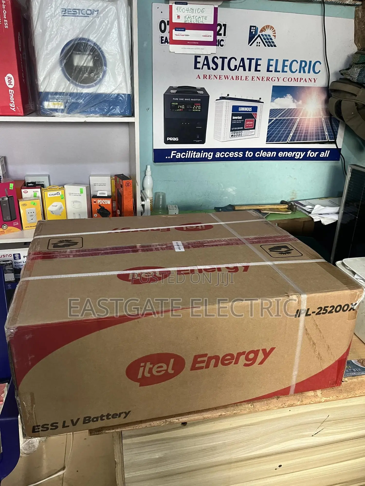 5kwh 24v Itel Lithium Battery