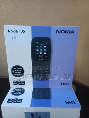 New Nokia 105 Black