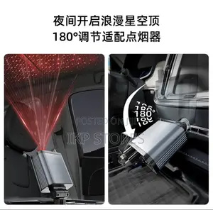 360° Rotating Car Starry Sky Roof Light Usb Ambient Projector