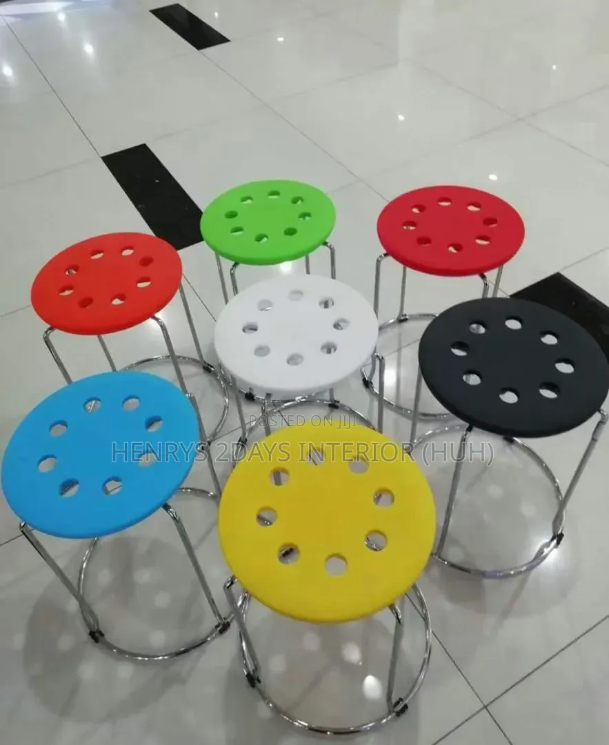 Size Stools Muitiple Colors Iron Leg