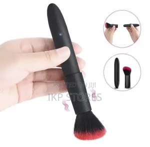 Rechargeable Electric Makeup Brush Massager and Sex/Body Vibrator.