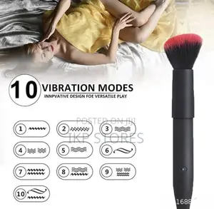 Rechargeable Electric Makeup Brush Massager and Sex/Body Vibrator.