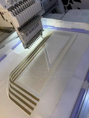 E-Galaxy One Head 500×1200mm Monogram Embroidery Machine (Agbada Set)