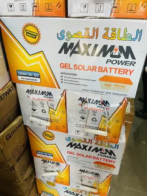 12v 230ah Maximum Power Gel Battery
