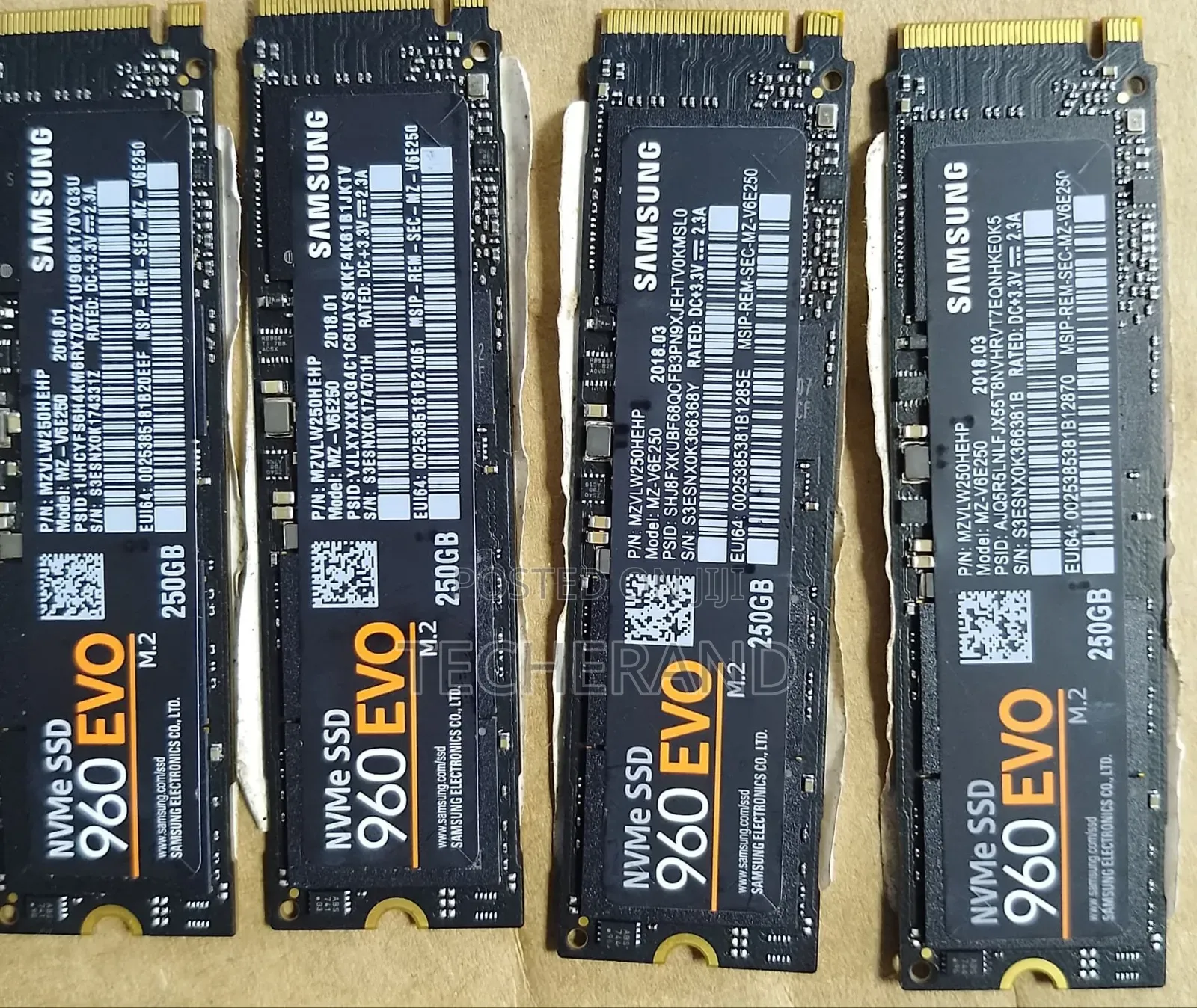 Samsung 250gb Nvme M.2 Sata SSD Long Single Cut 2280
