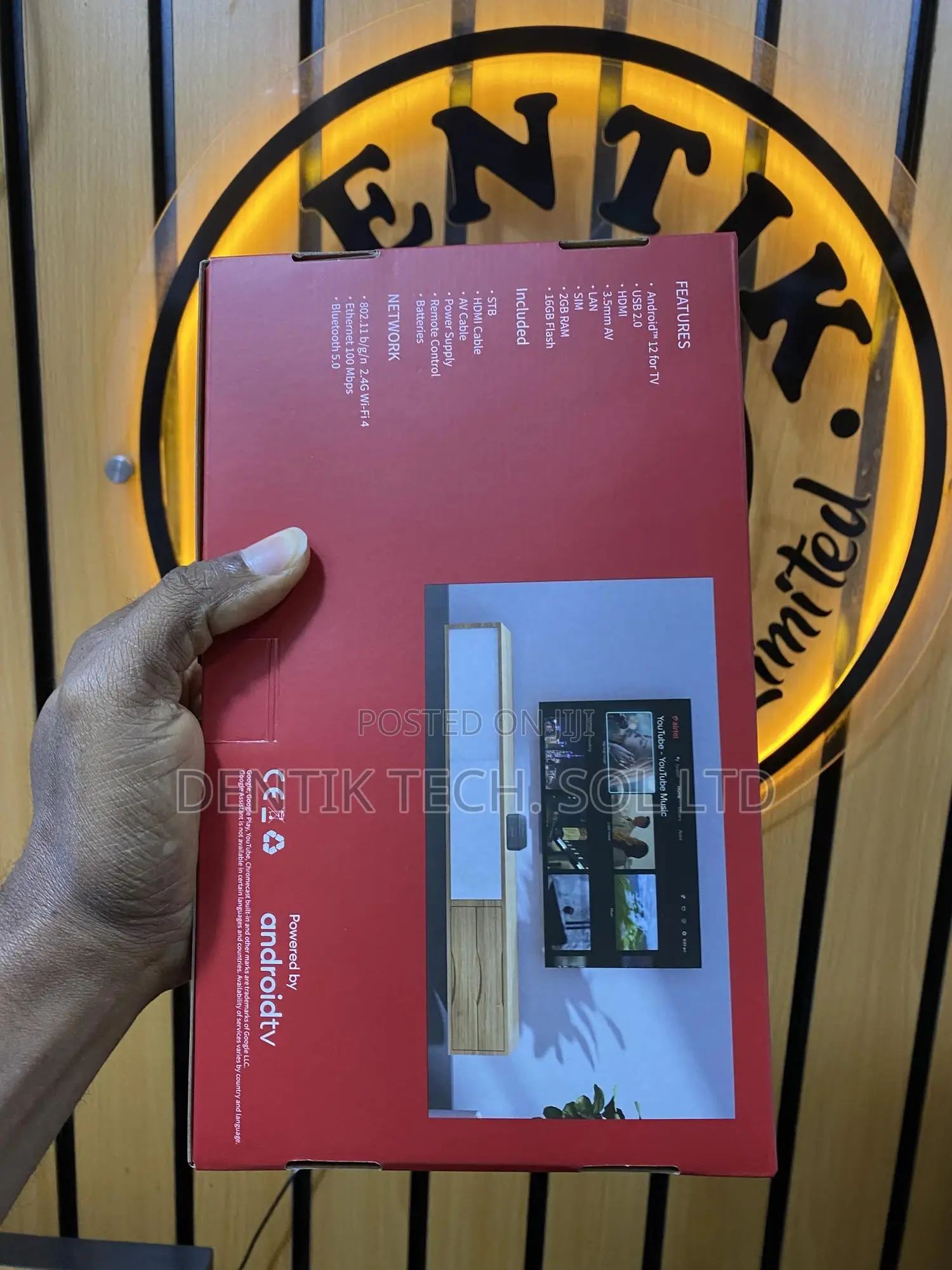 Airtel Android Smart Tv Box With Inbuilt Router