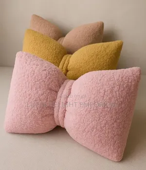  3-Set Elegant Bow Throw Pillows 