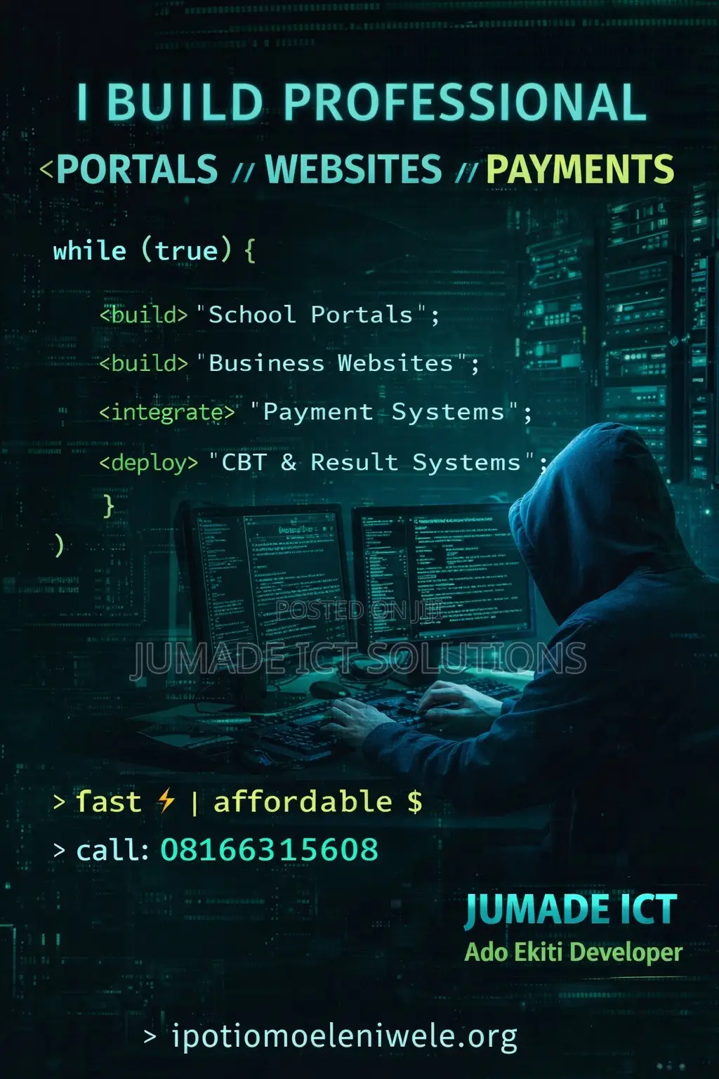 Professional CBT Setup, Networking Ict Services