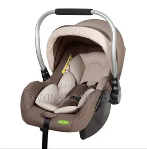Brave Baby Luxury Infant Car Seat Carrier - Brown/Cream