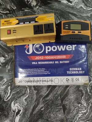 Solar Rechargeable Battery and Charging Controller