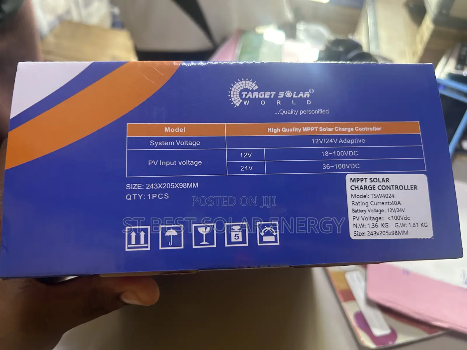 40ah Target MPPT Solar Charge Controller