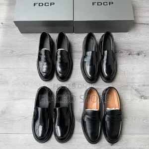 Original FDCP Patent Leather Black Loafers Shoes