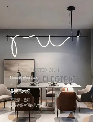 Long Flexible Led Tube Chandelier Lighting